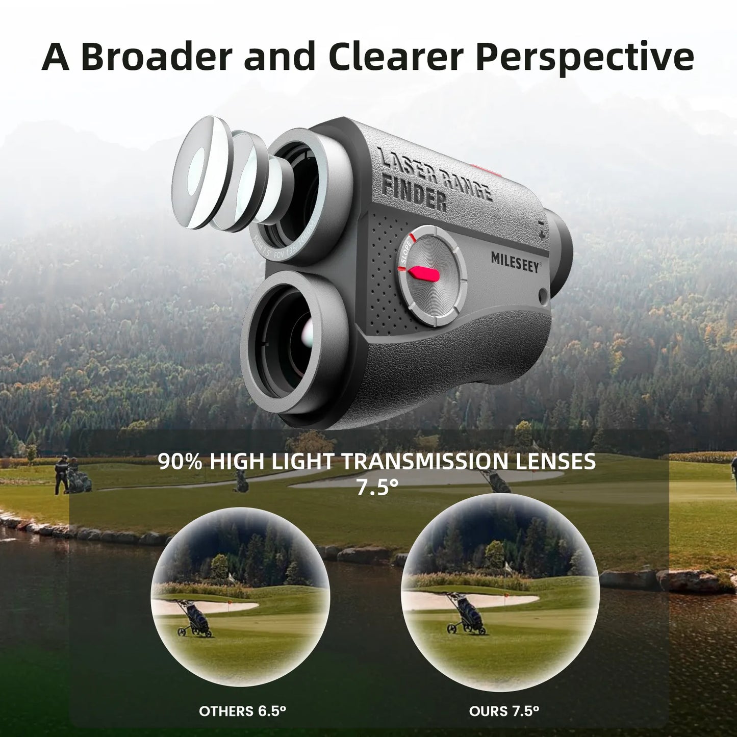 MILESEEY PFS2 Pro Golf Rangefinder