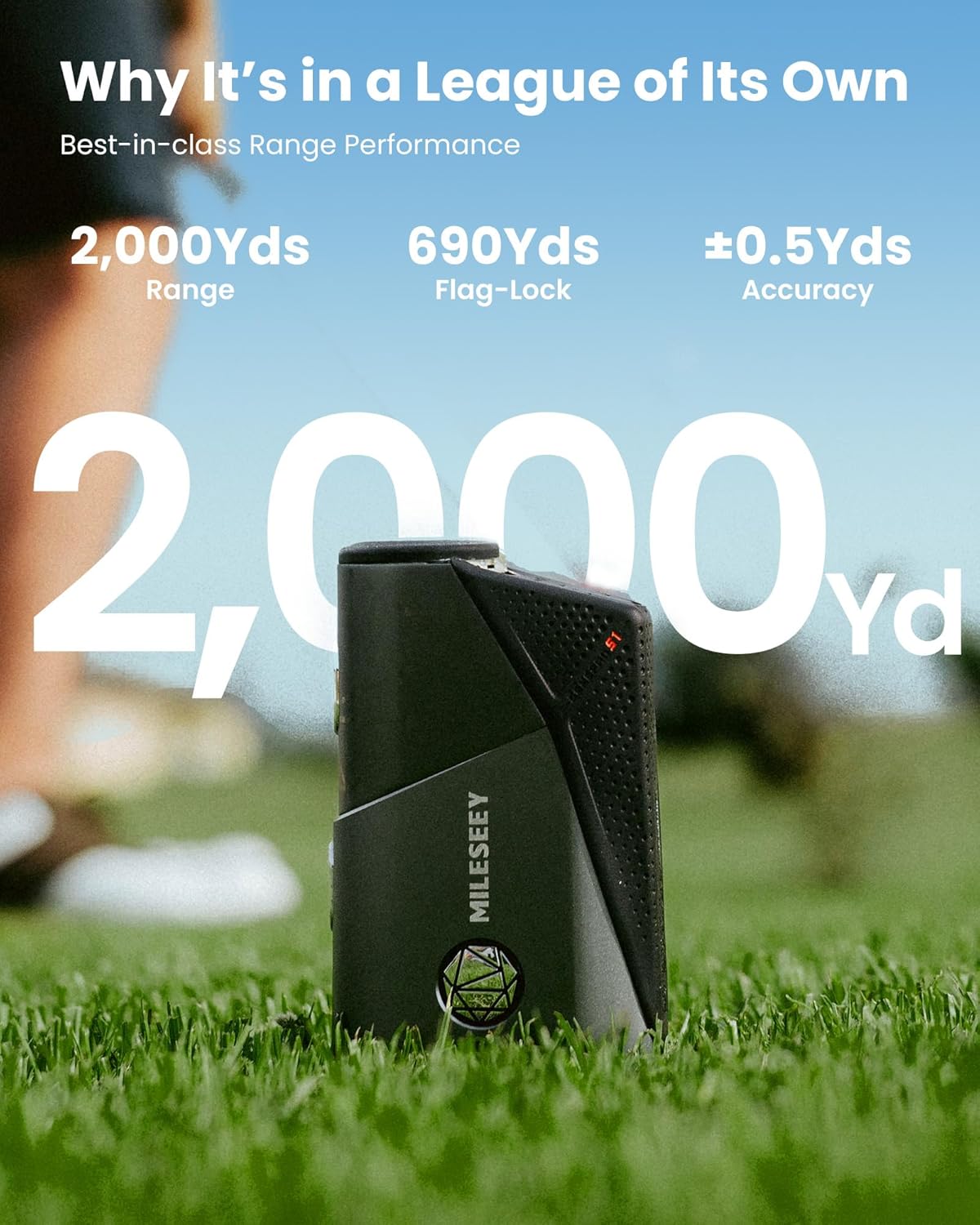 MILESEEY GenePro S1 #1 AI Golf Rangefinder